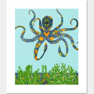 Octopus Splat Posters and Art